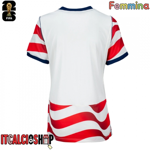 Stati Uniti Prima Maglia Femmina Mondiali 2026 Manica Corta